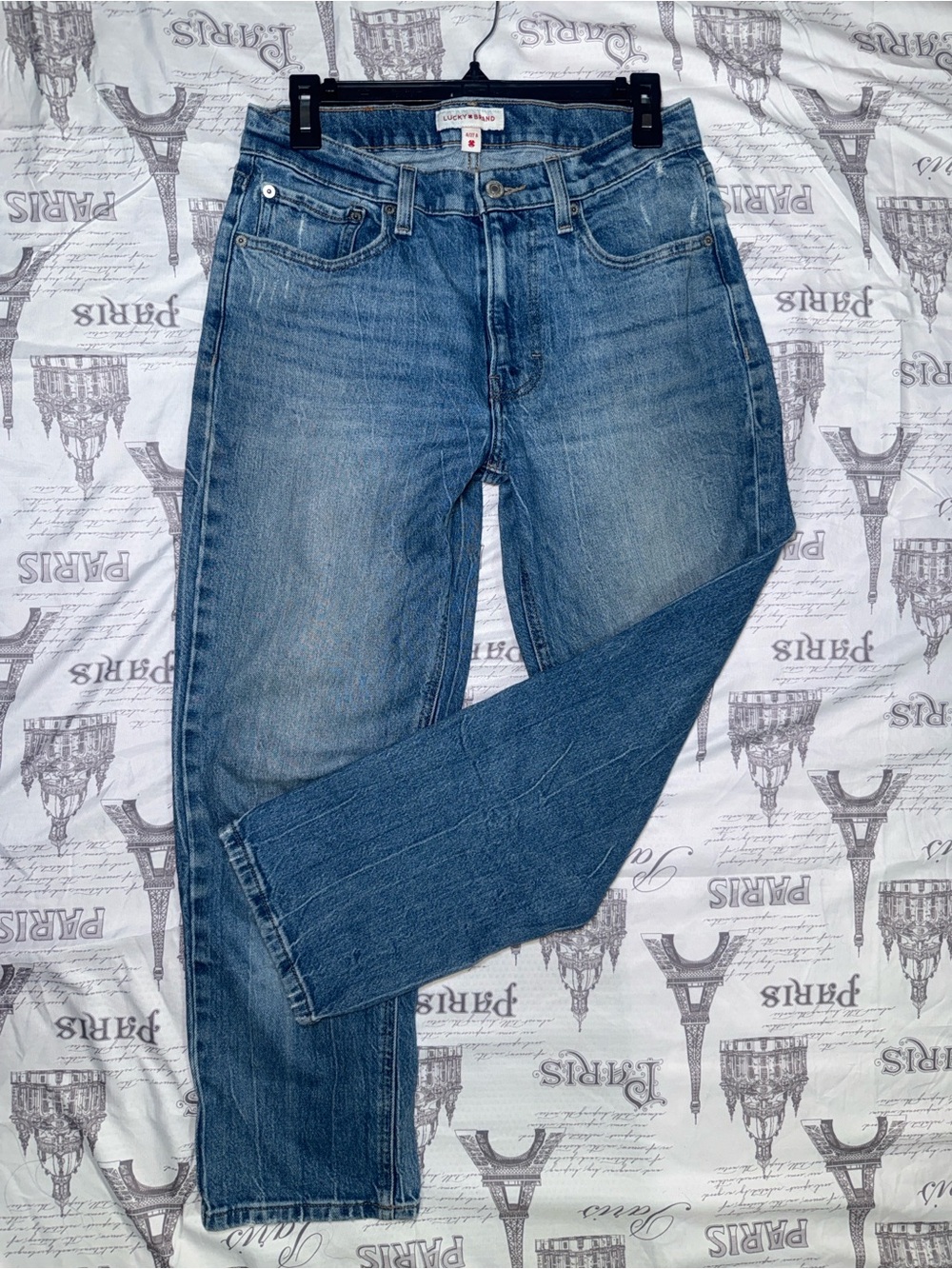 Lucky Brand Men's Straight Jeans in Medium Blue Wash